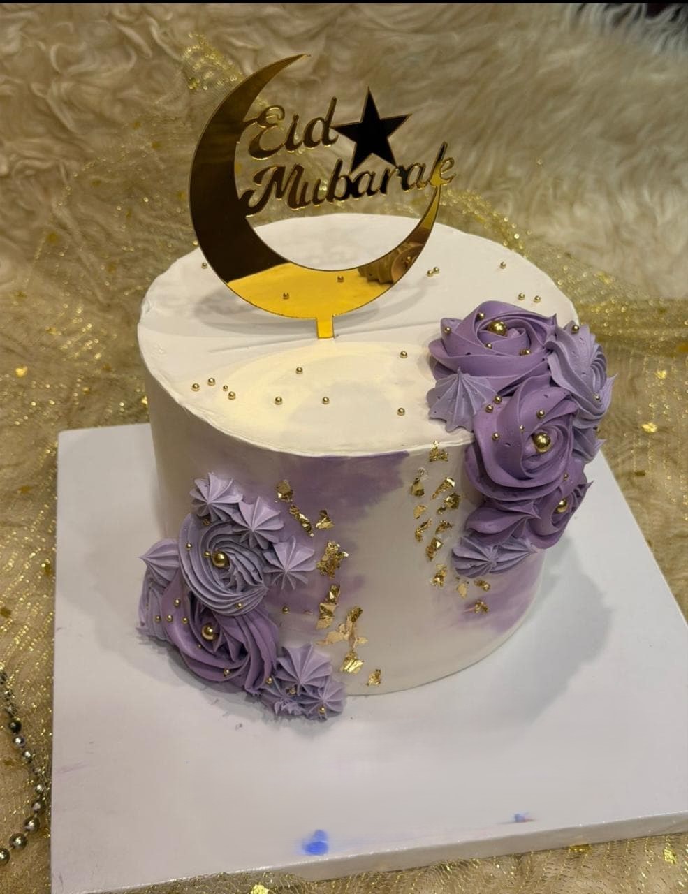 Golden Moon Eid Cake